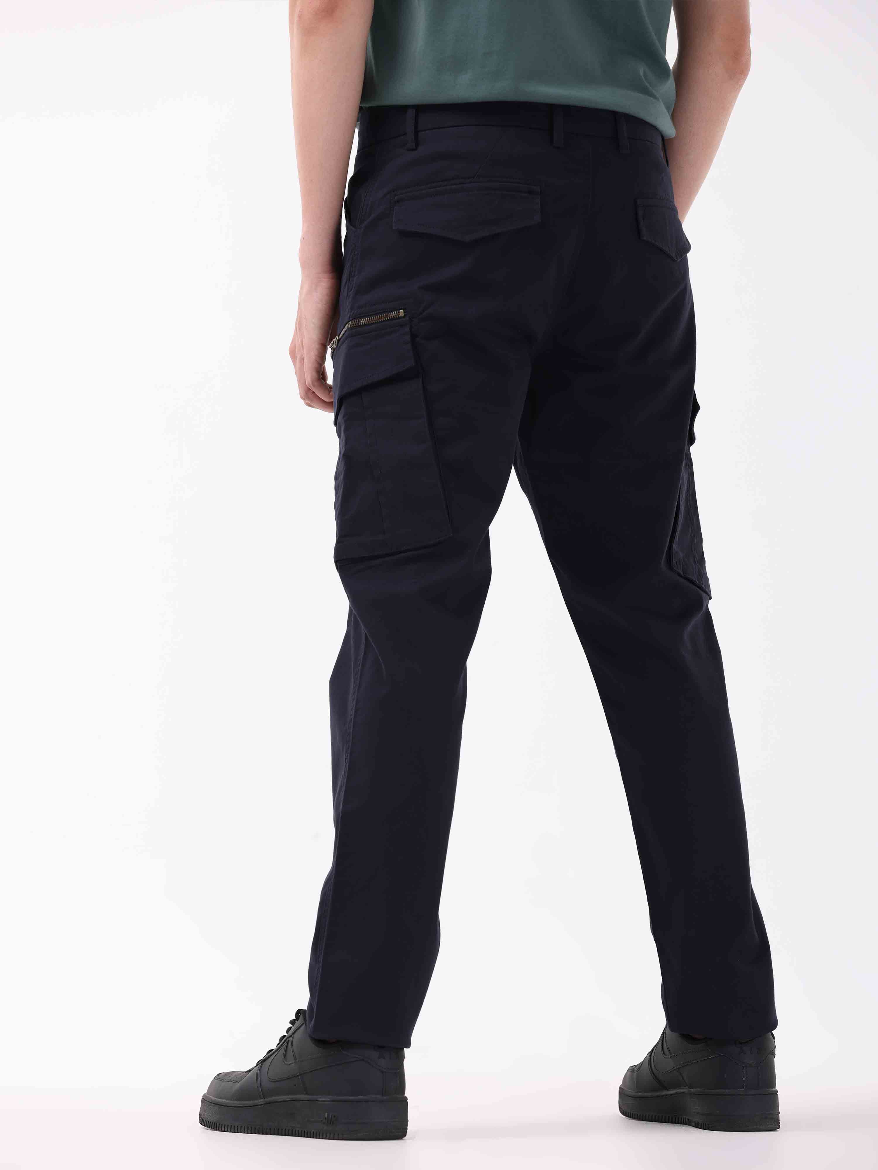 Buy Sports 52 Wear Men Navy Convertible Cargo Trousers - Trousers for Men  736943 | Myntra